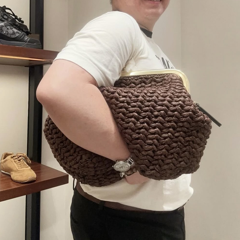 Hand-Woven Kisslock Frame Shou - Luxury Bags On Sale ulasan dan harga