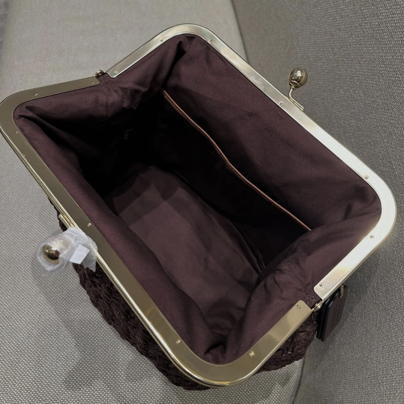 Hand-Woven Kisslock Frame Shou - Luxury Bags On Sale ulasan dan harga