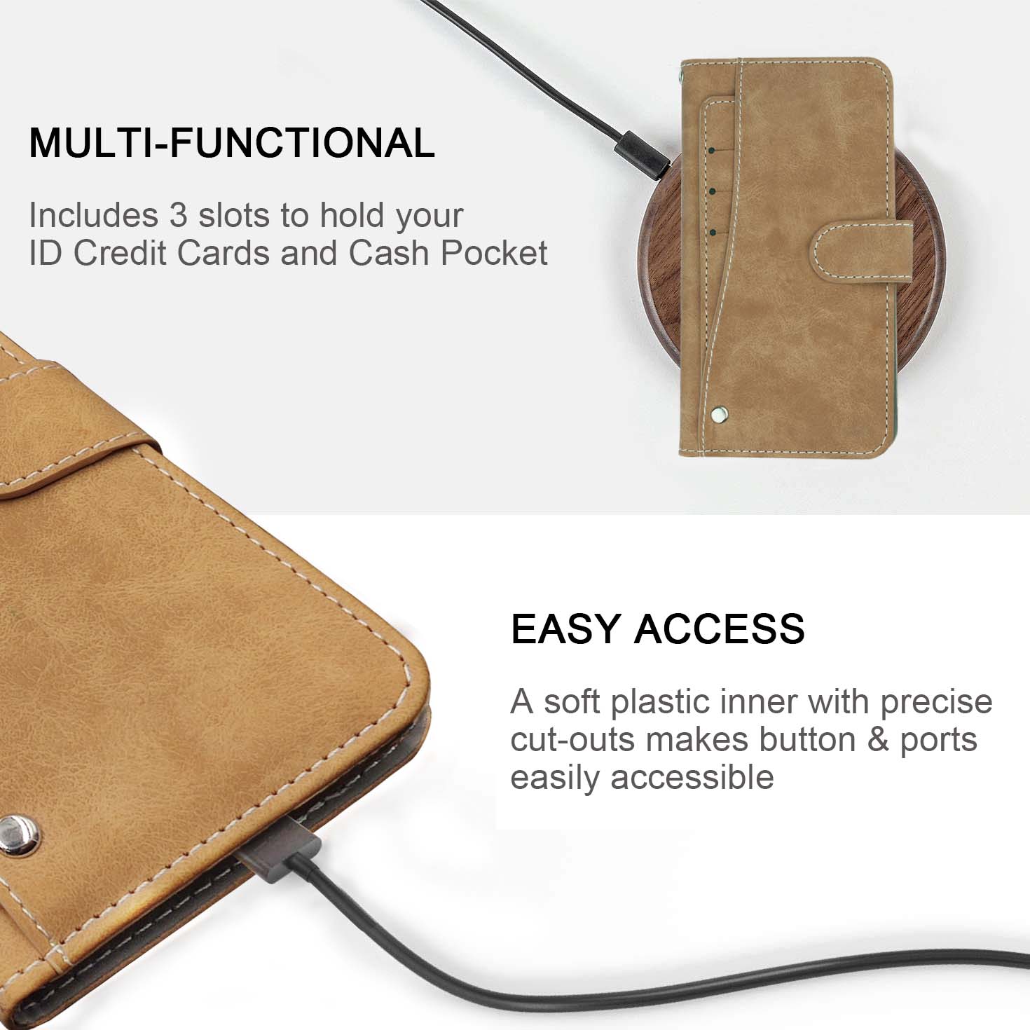 Vintage Leather Wallet Infinix - Luxury Bags Edit ulasan dan harga