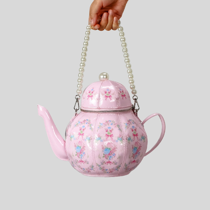 Pearl Chain Teapot Crossbody B - Luxury Bags On Sale ulasan dan harga