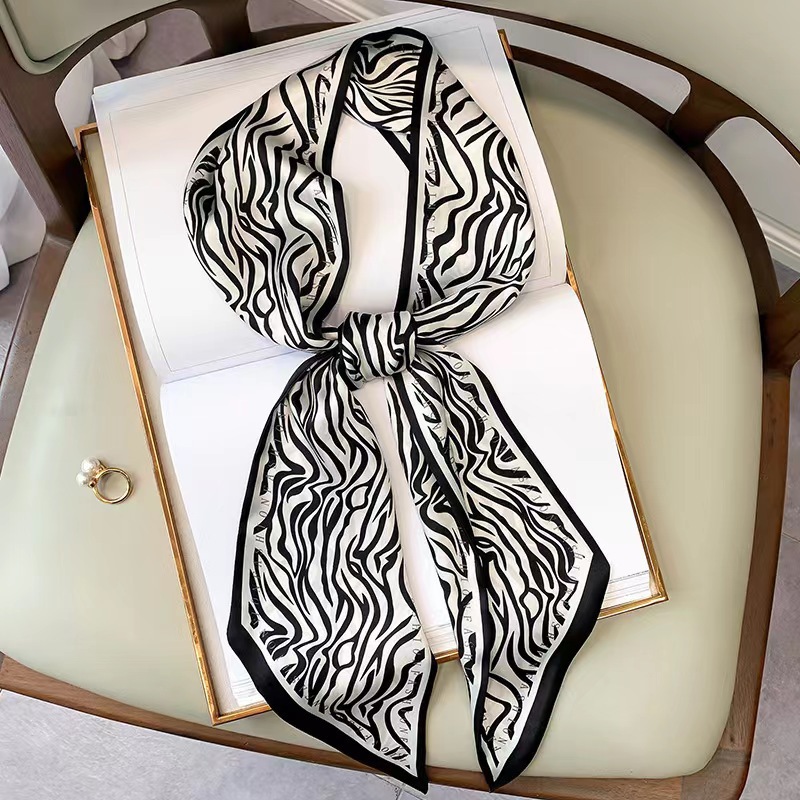 Luxury Zebra Print Silk Square - Luxury Bags For Summer ulasan dan harga