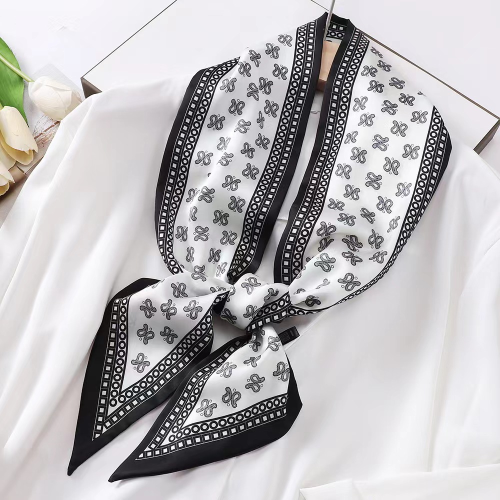 Luxury Zebra Print Silk Square - Luxury Bags For Summer ulasan dan harga