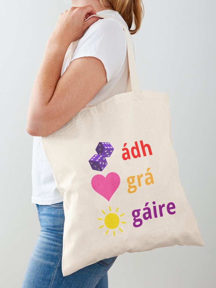ádh Grá Gáire Tote Bag Portabl - Luxury Bags Gr ulasan dan harga