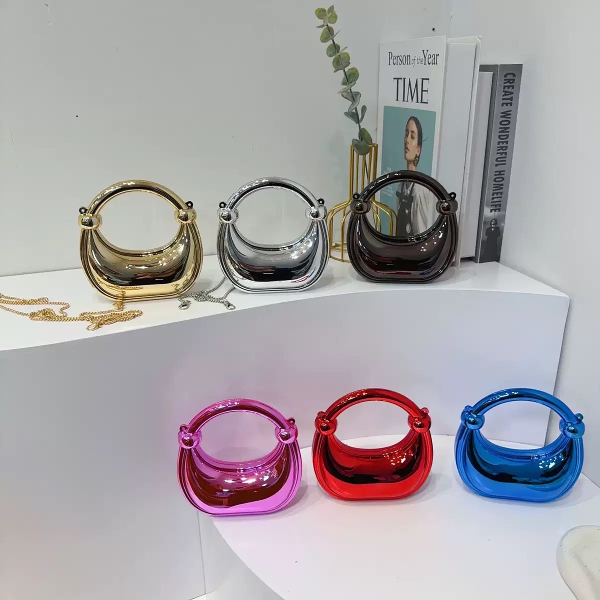 Mini Golden Evening Bag Purses - Luxury Bags On Sale ulasan dan harga