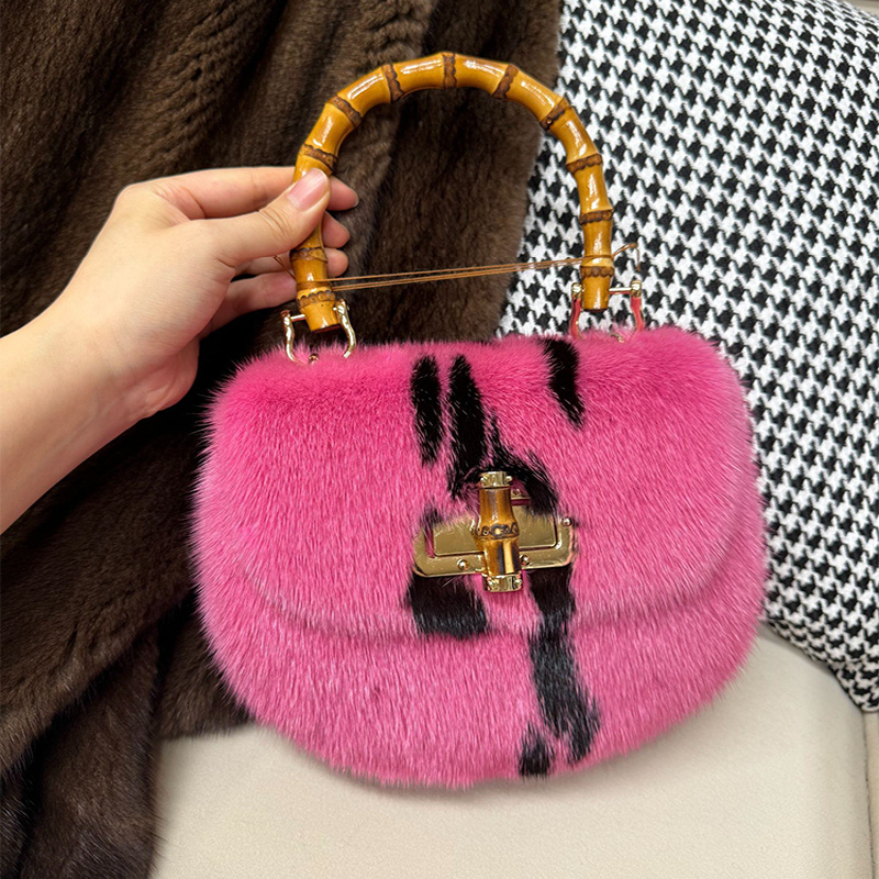 Women's Bags Mink Fur Handbags - Luxury Bags Gr ulasan dan harga